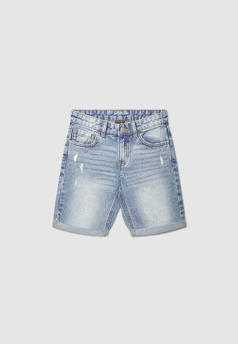 Ripped Denim Shorts for Boys