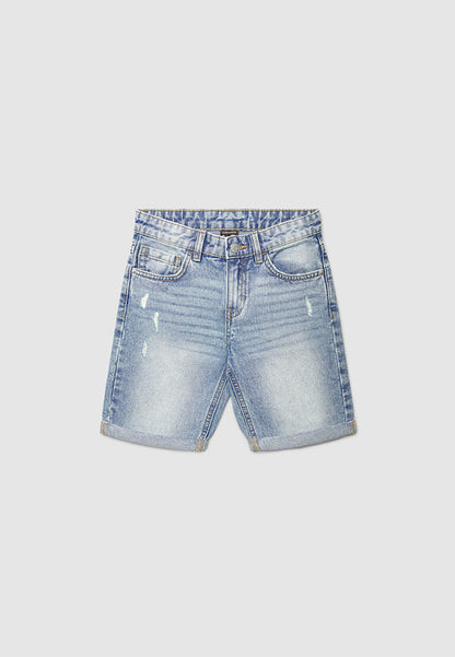 Ripped Denim Shorts for Boys