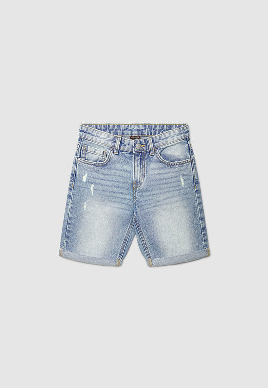 Ripped Denim Shorts for Boys