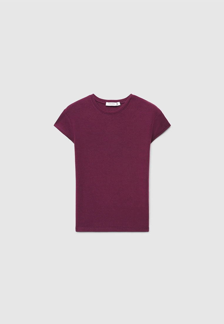 Women's Plain Fitted T-shirt