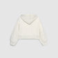 Cropped NYC Graphic Zip-Up Hoodie for Girls