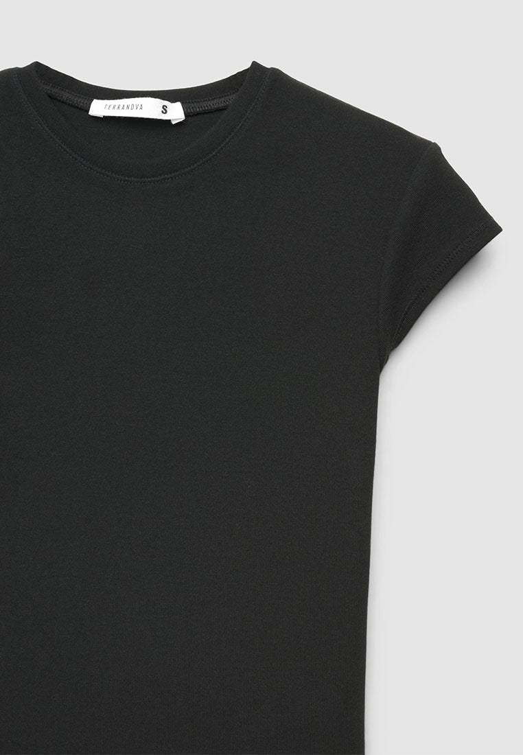 Women's Plain Fitted T-shirt