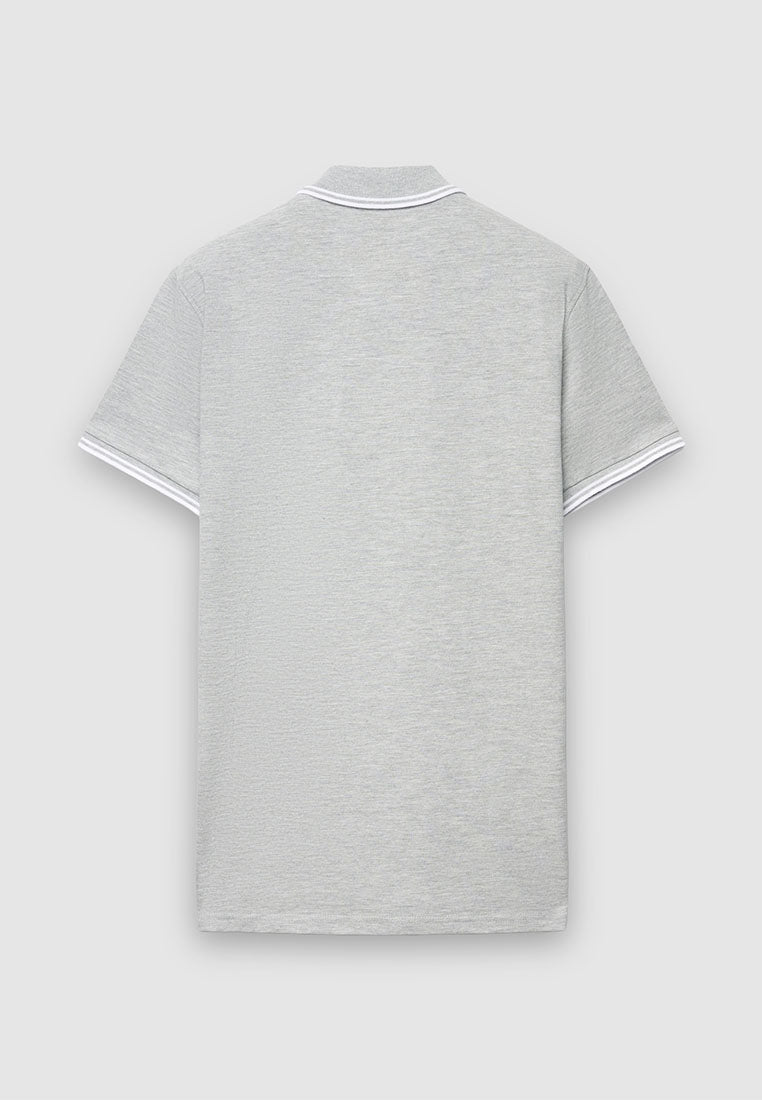 Men's Contrasting Trim Polo T-Shirt