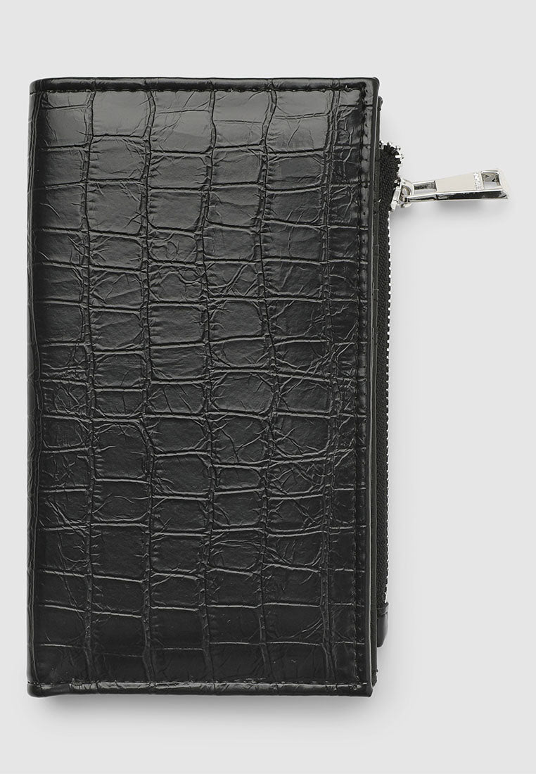 Women's Zip wallet with leather effect