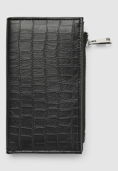 Women's Zip wallet with leather effect