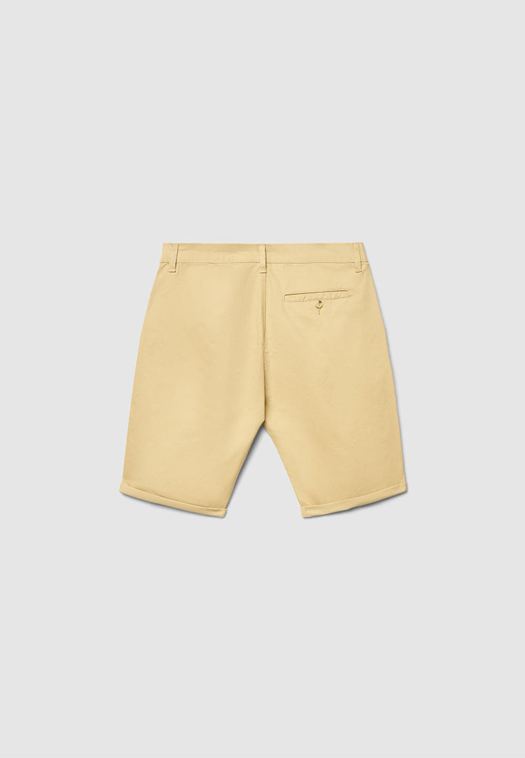 Men's Chino Shorts with Cuffs