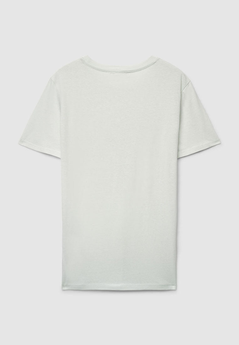 Women's Cocktail-inspired Print Short Sleeved T-shirt