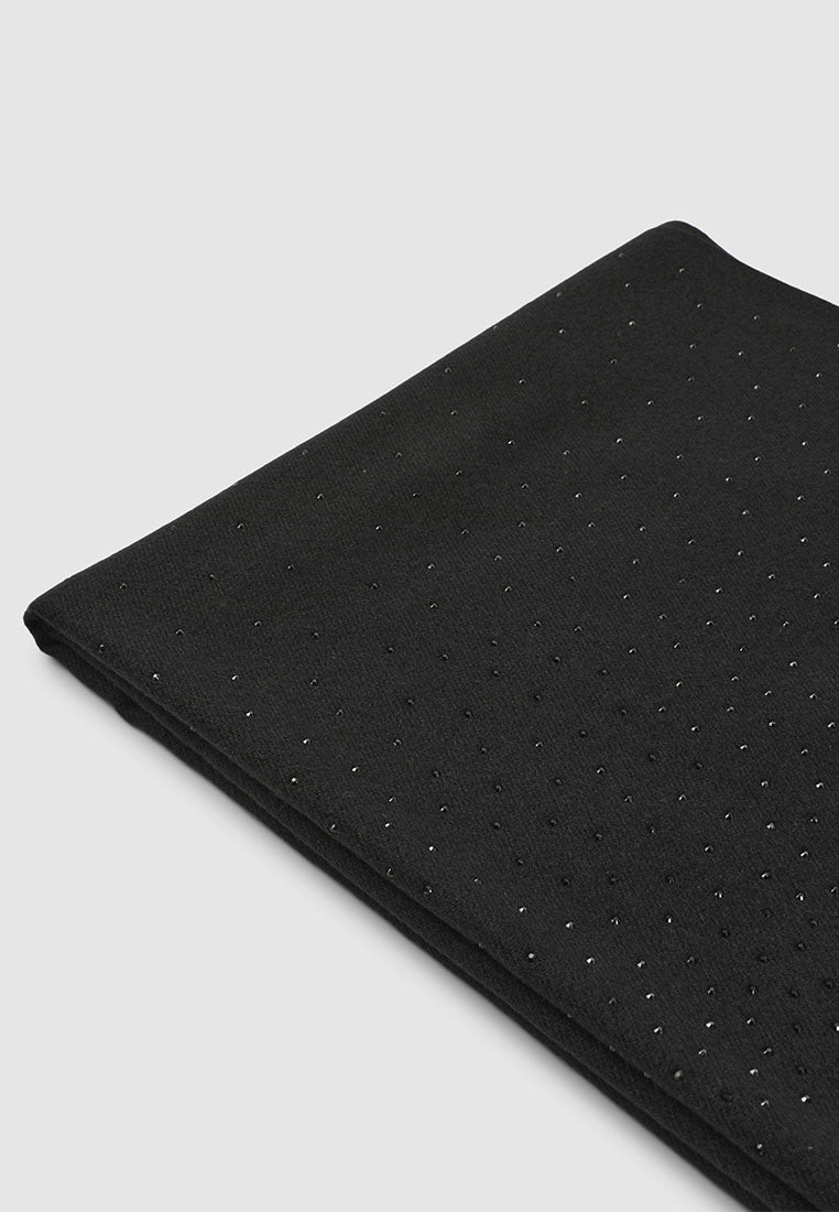 Women's Pashmina with tone-on-tone rhinestones