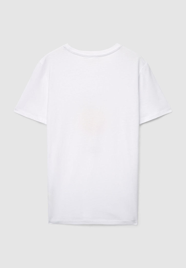 Women's Cocktail-inspired Print Short Sleeved T-shirt