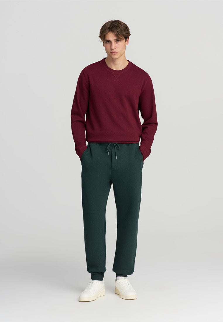 Men's Plain-colour jogging bottoms with drawstring waistband