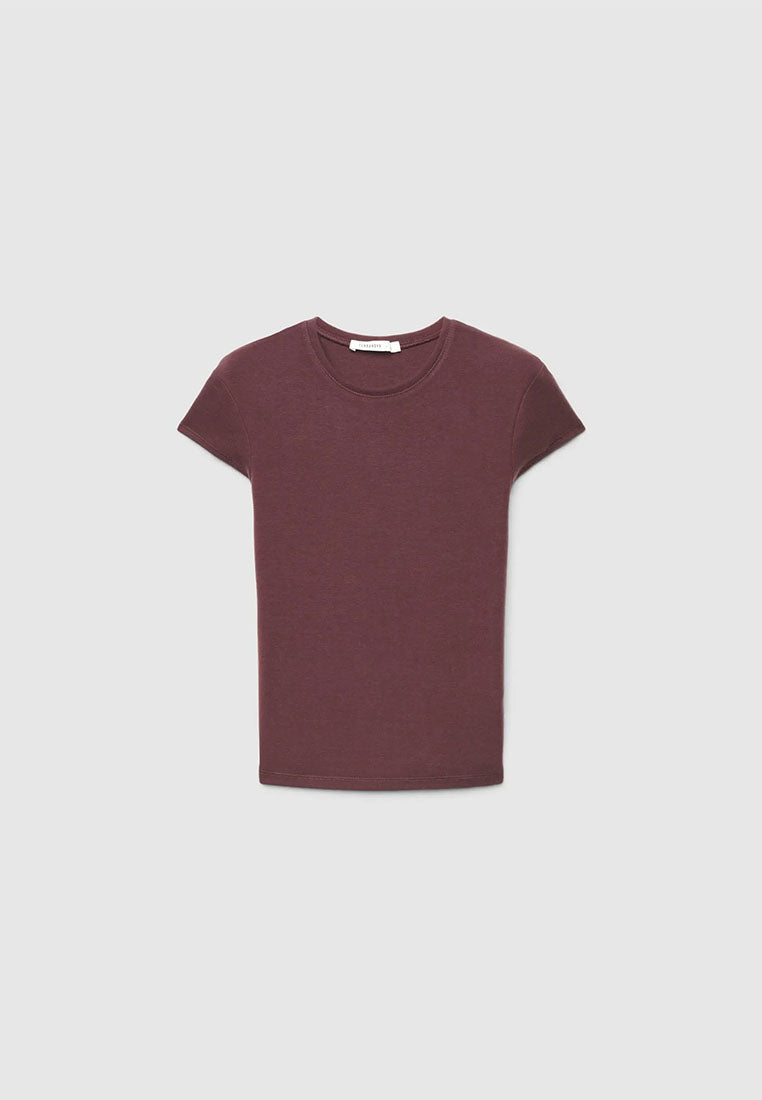 Women's Plain Fitted T-shirt