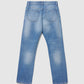 Men's Straight Leg Ankle Length Jeans