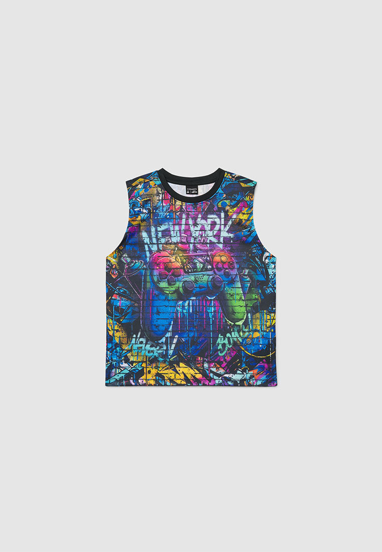 Street Style Tank Top for Boys