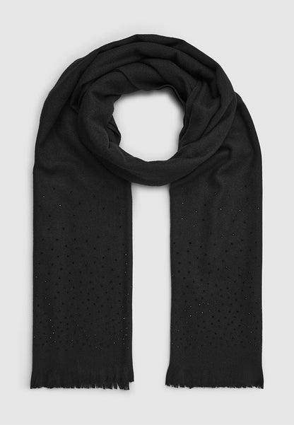 Women's Pashmina with tone-on-tone rhinestones