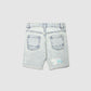 Slogan Print Ripped Jeans for Boys
