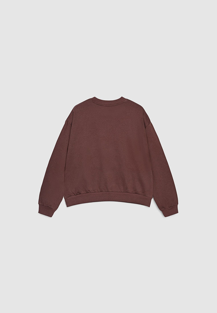 Women's College print sweatshirt