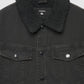 Men's Padded trucker jacket with teddy collar