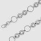 Women's Chain belt with oval medallions