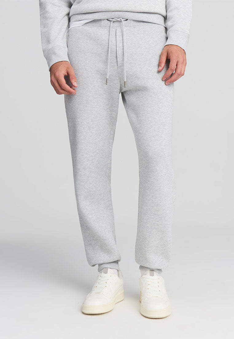 Men's Plain-colour jogging bottoms with drawstring waistband
