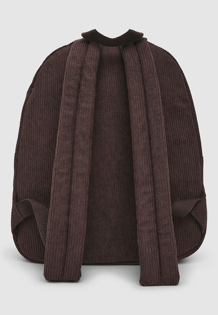 Women's Velvet backpack with front pocket