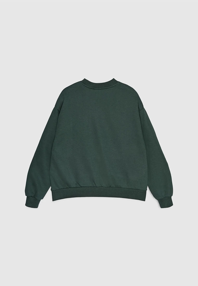 Women's College print sweatshirt