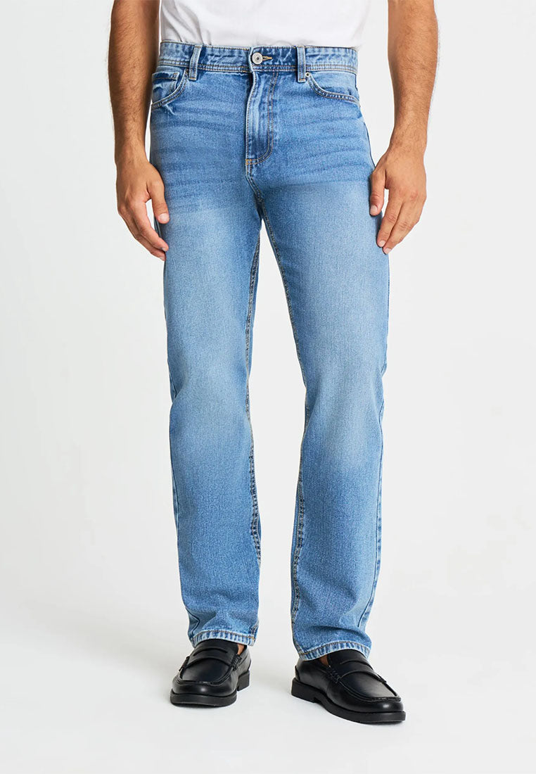 Men's Straight Leg Ankle Length Jeans