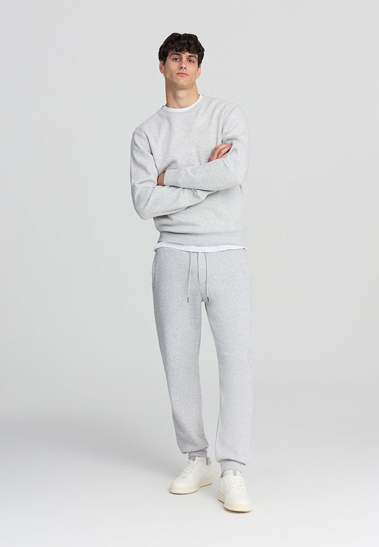 Men's Plain-colour jogging bottoms with drawstring waistband
