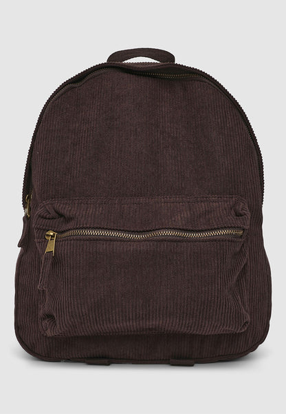 Women's Velvet backpack with front pocket