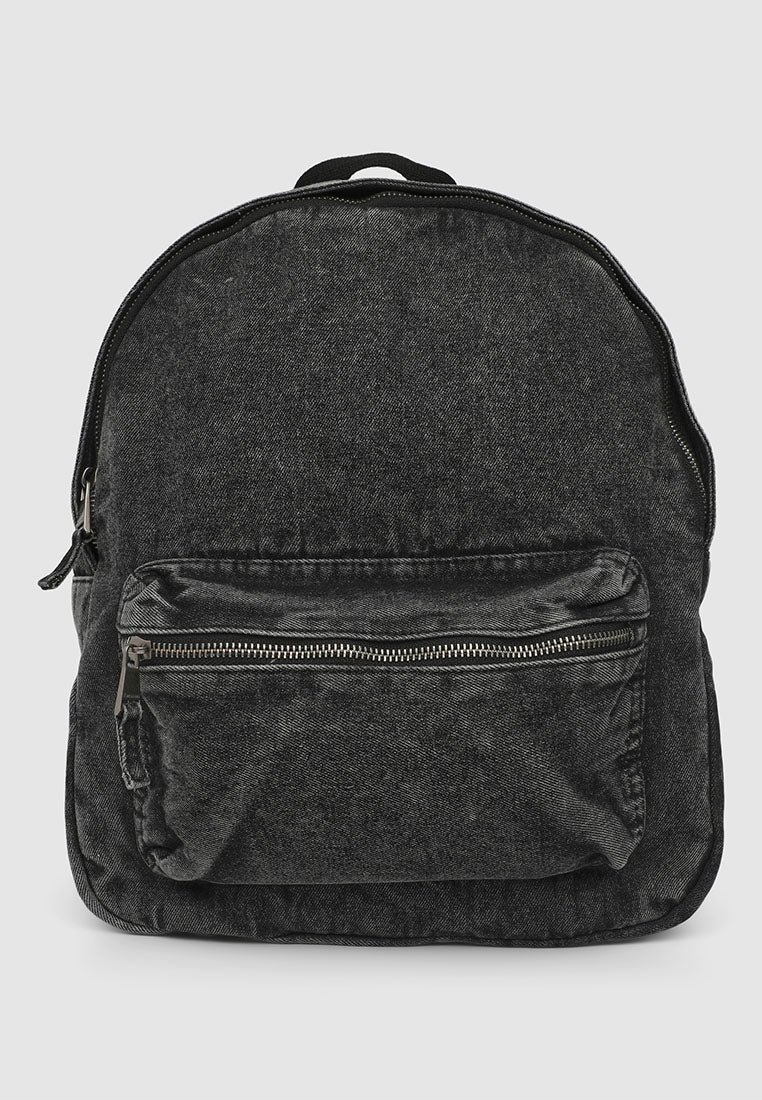 Women's Denim backpack with front pocket