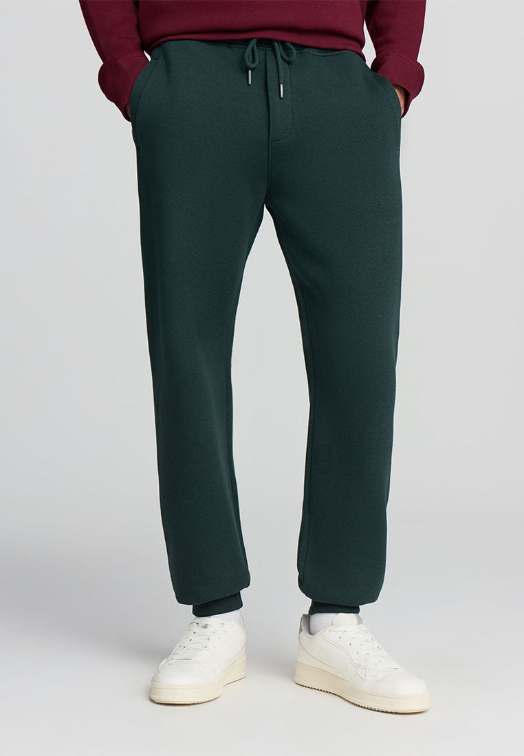 Men's Plain-colour jogging bottoms with drawstring waistband