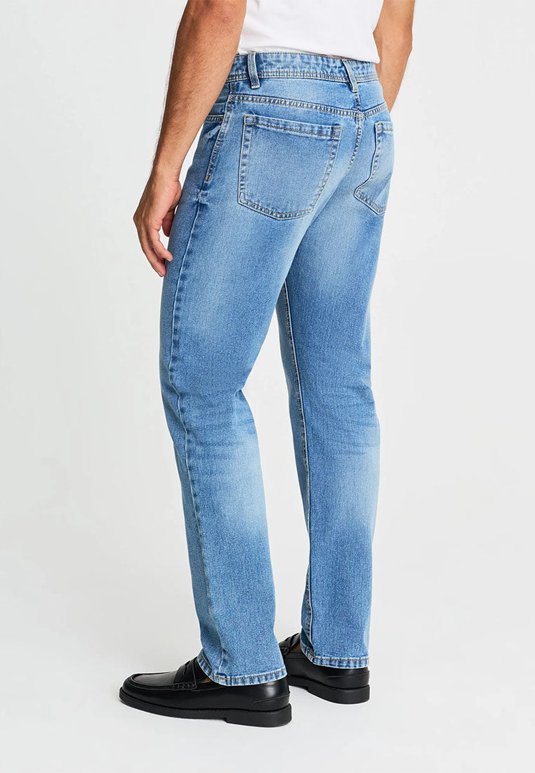 Men's Straight Leg Ankle Length Jeans