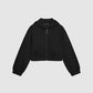 Cropped Zip-Up Hoodie for Girls
