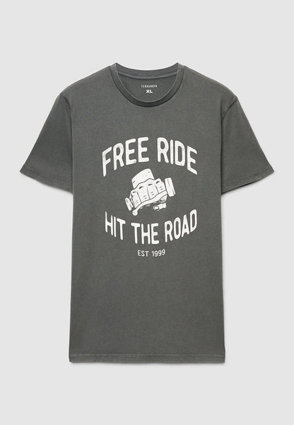 Men's "Free Ride Print " T-Shirt