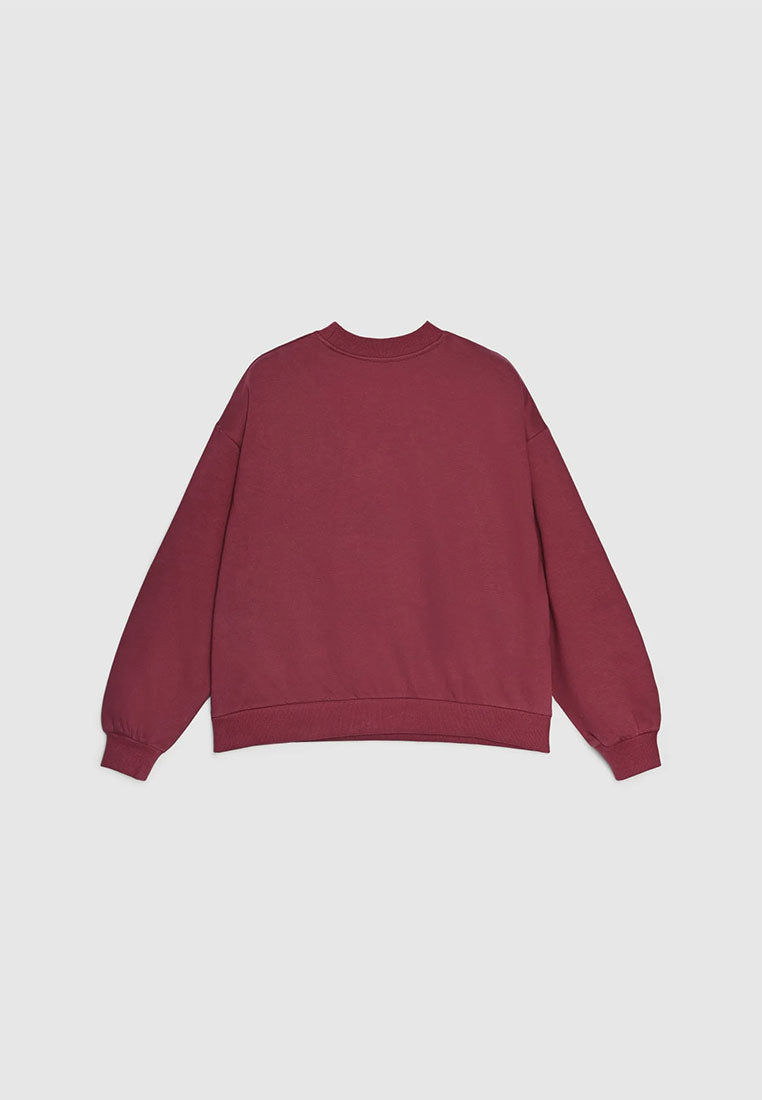Women's College print sweatshirt