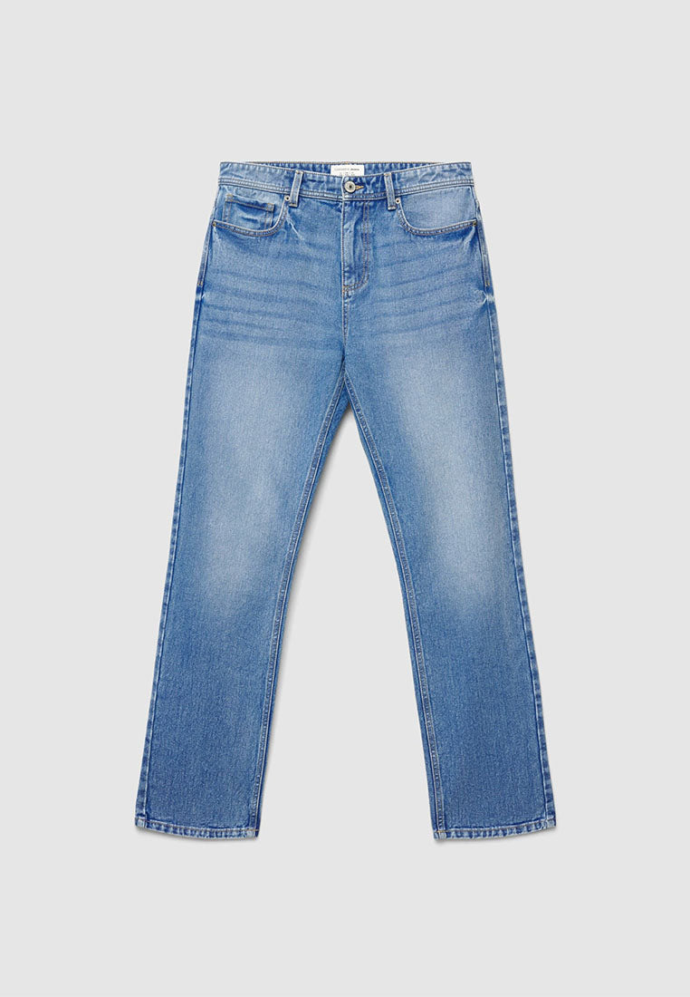 Men's Straight Leg Ankle Length Jeans