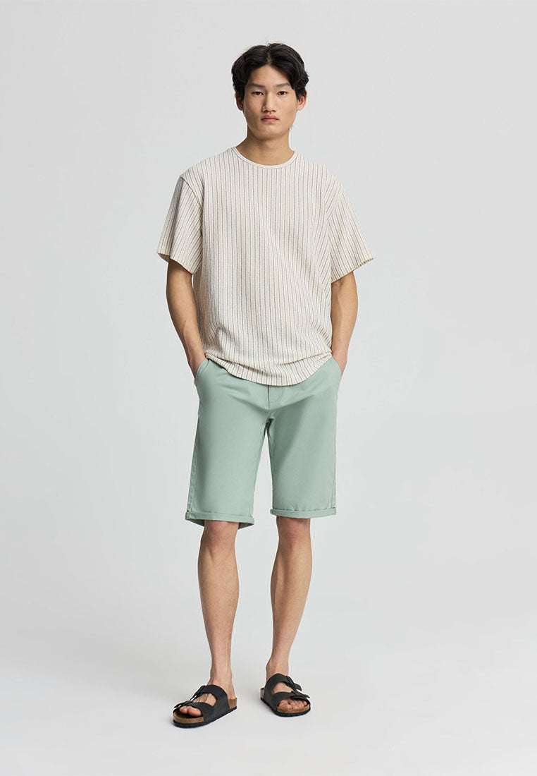 Men's Chino Shorts with Cuffs