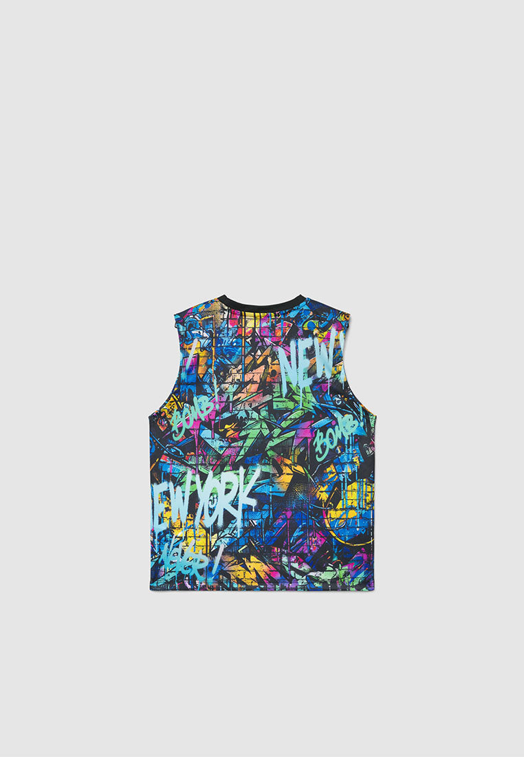 Street Style Tank Top for Boys