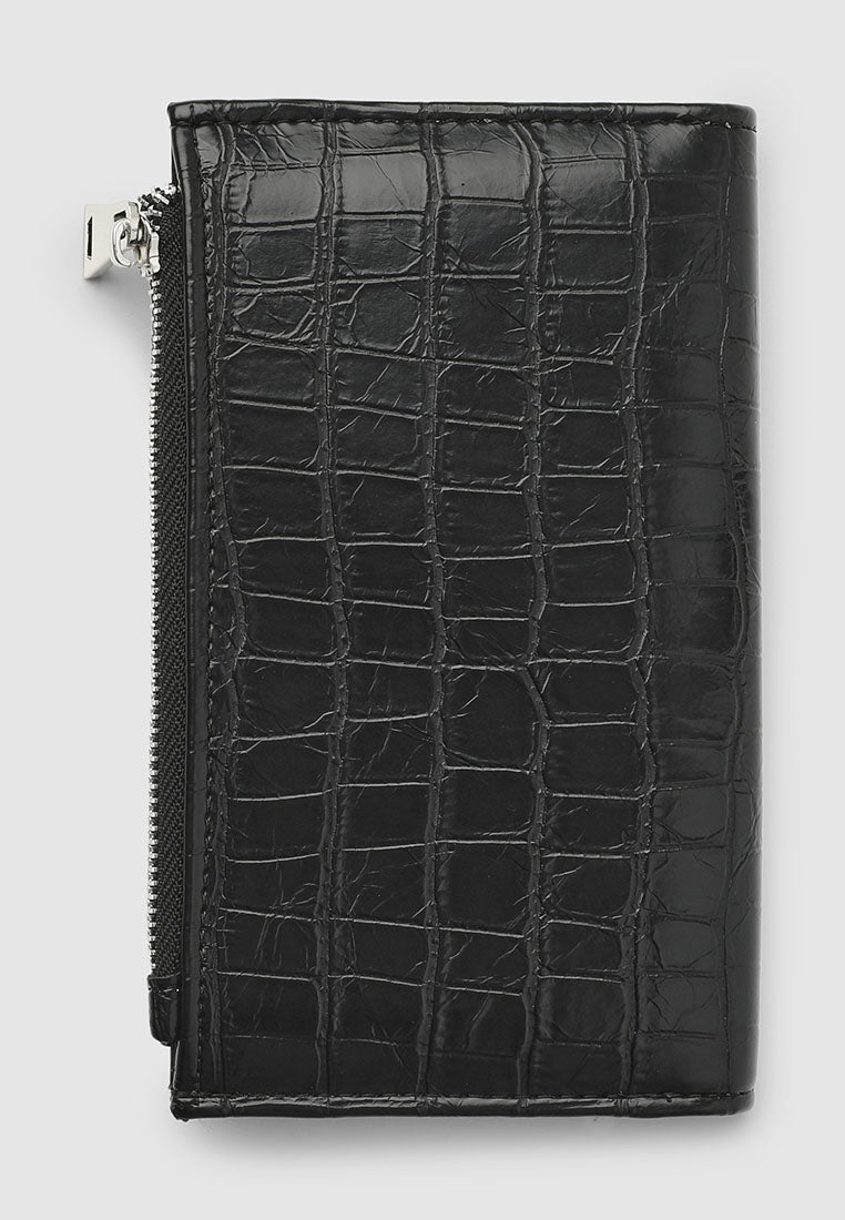 Women's Zip wallet with leather effect