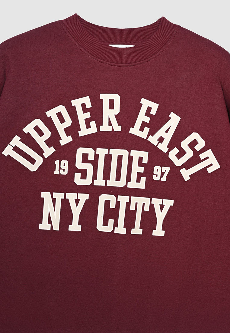 Women's College print sweatshirt