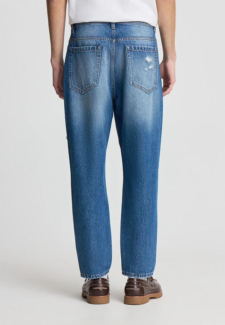 Men's Relaxed Ripped Jeans