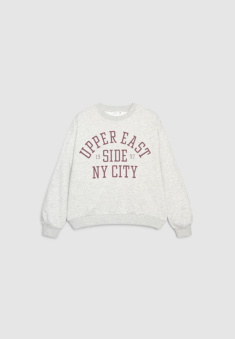 Women's College print sweatshirt