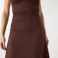 Women's V-neck Halter Mini Dress