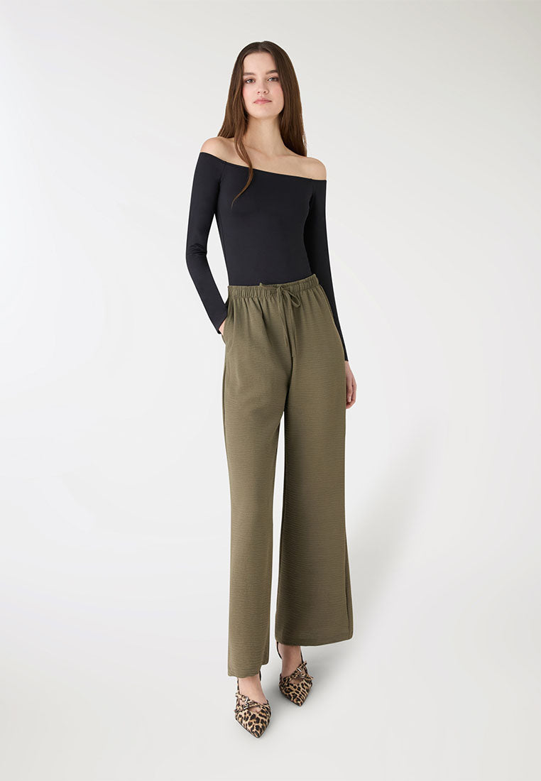 Women's Wide Leg Long Trousers