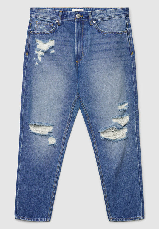 Men's Relaxed Ripped Jeans