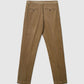 Men's Chino trousers with ribbed velvet elastic waistband