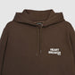 Men's Hooded sweatshirt with printed lettering