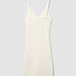 Women's V-neck Knitted Fitted Mini Dress