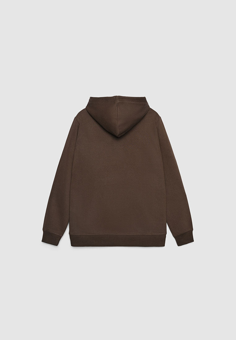 Men's Hooded sweatshirt with printed lettering