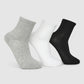 Women's Pack of 3 basic plain-coloured socks