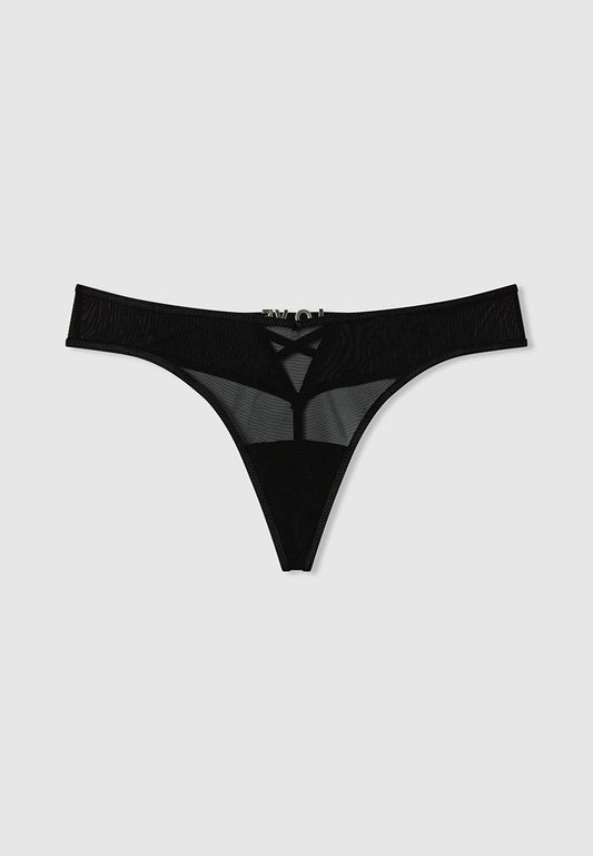 Women's Sheer Mesh Strappy Panties